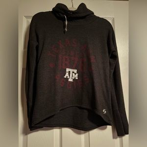 A&M a and m aggies sweater with turtleneck SMALL